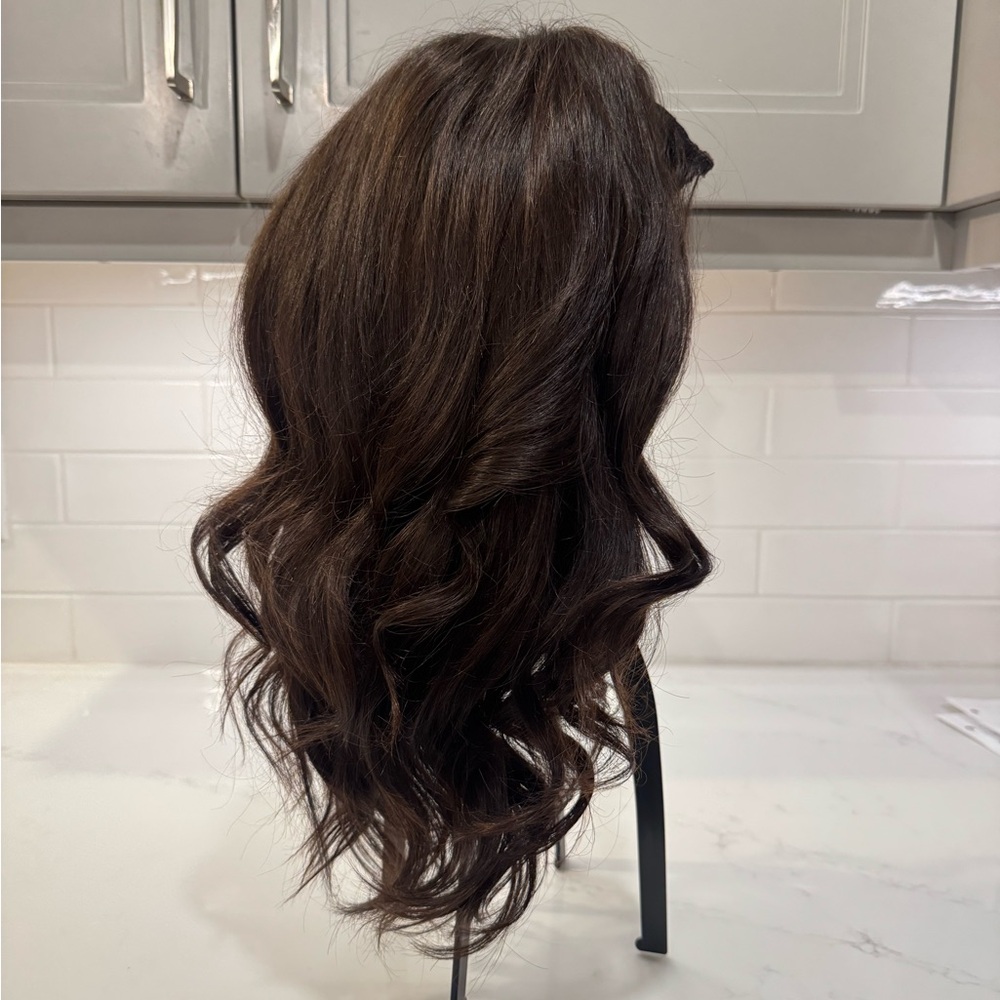 *NEW* U-Part Wig Brown Wavy 16’